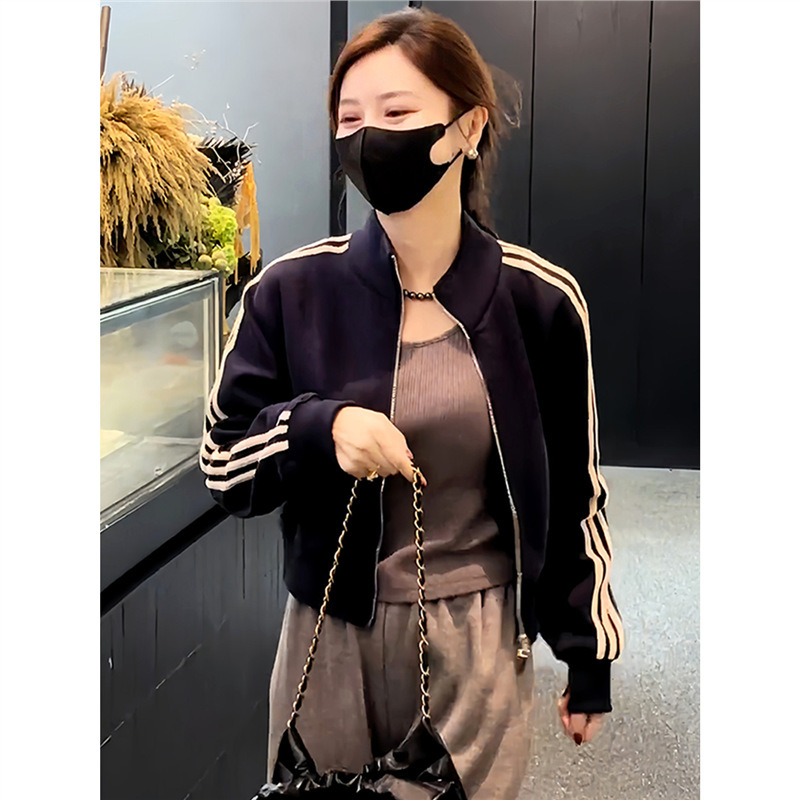 短款棒球服外套女款春秋2025初秋季新款爆款韩系休闲夹克开衫上衣|undefined