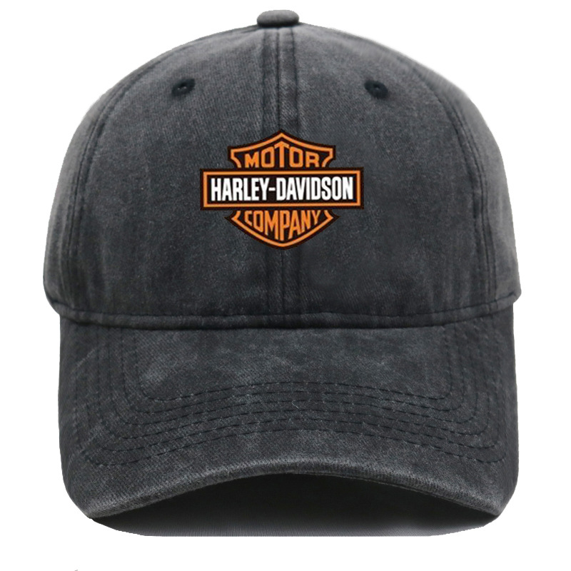 Harley Motorcycle Club 오토바이 레이싱 모자 야구 모자 워시 및 올드 남성 및 여성 야외 스포츠 태양 모자 유행