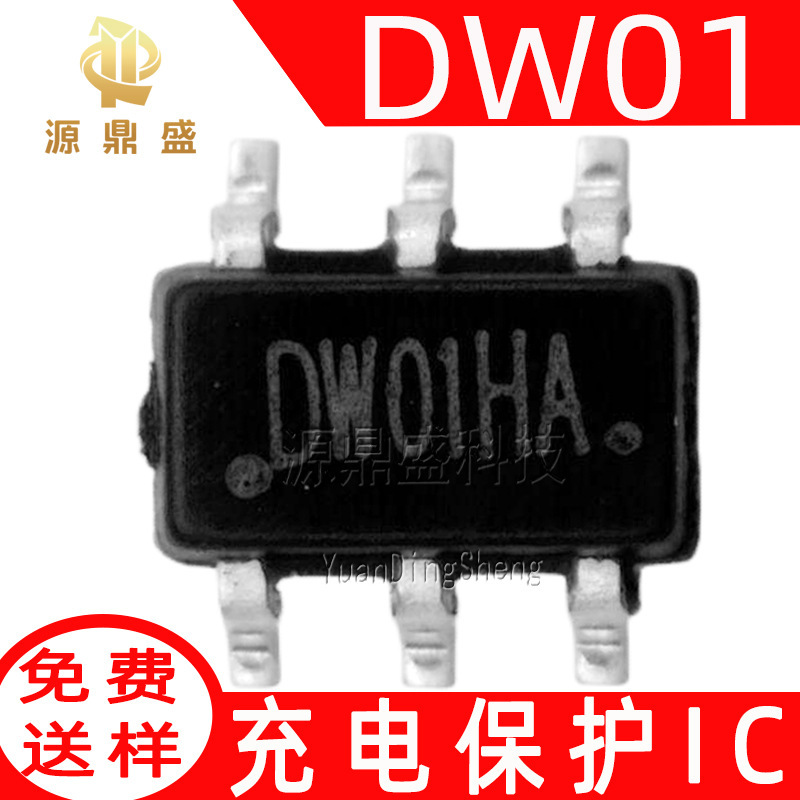 Dw01 Original Fuman Sot23-6 Mos Tube Lithium Battery Charging Protection Ic Chip Dw01Ha Dw01A Dw01 Original Fuman Sot23-6 Mos Tube Lithium Battery Charging Protection Ic Chip Dw01Ha Dw01A