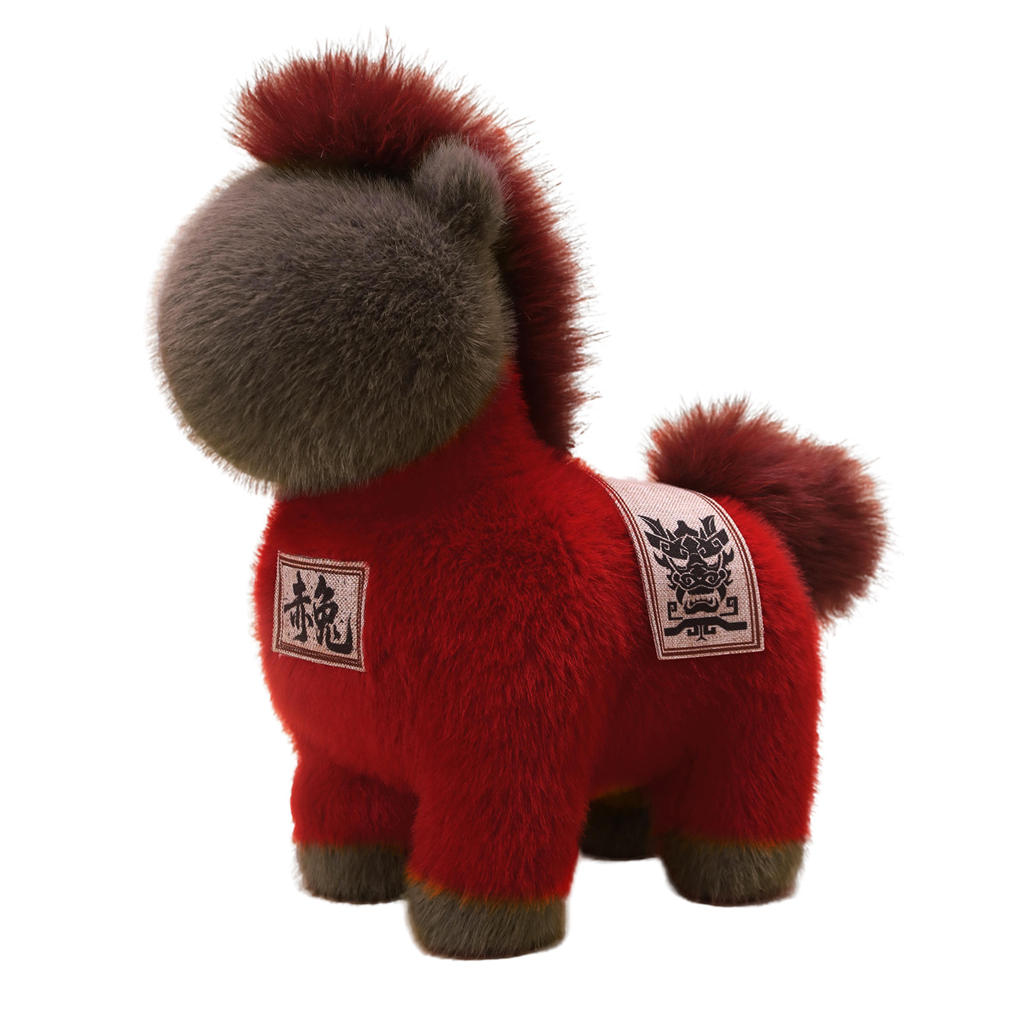 2026 Zodiac Horse Soldier Series War Horse Red Rabbit Horse Stuffed Doll Toy Year Of The Horse Mascot Gift Annual Party