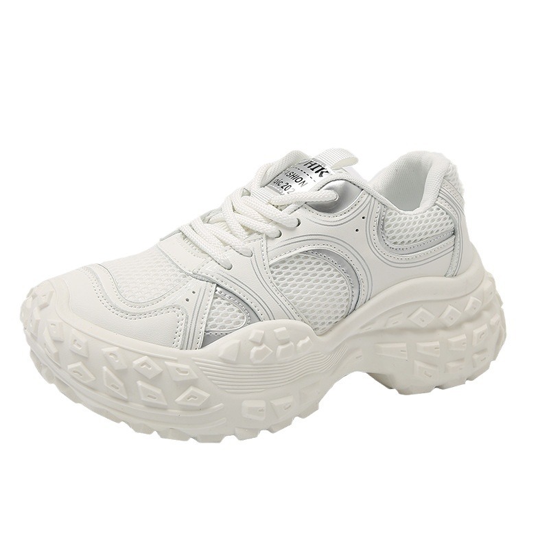 Bn8805 Nuove scarpe da donna alla moda in stile coreano da papà, primavera estate, suola spessa in rete_voghion.com