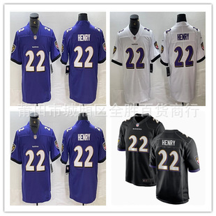 NFL Baltimore Ravens Baltimore Ravens Rugby Jersey No. 22 Derrick Henry Jersey