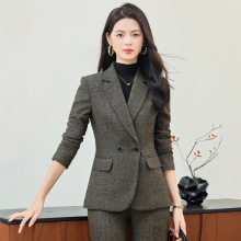 职业西装套装女2025新款春秋高级感西服外套酒店经理面试工作服