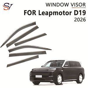 Suitable for "Leapmotor D19 2026 window visor PC injection molded rain and sun shield."
