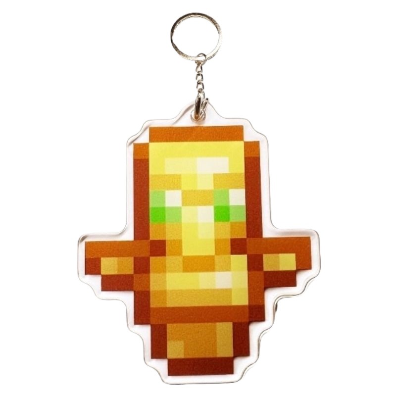Totem inmortal Encantado de manzana dorada Minecraft llavero Minecraft perimetral colgante acrílico juguete