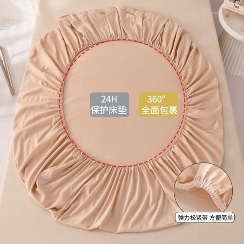 A type of bedsheet cover, anti-slip bed sheet set, mattress protector, full coverage non-cotton bed cover, antibacterial and anti-dust mite.