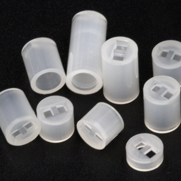 批发供应双孔 5x8mm led灯柱导光柱 尼龙灯套 led双孔隔离柱支柱