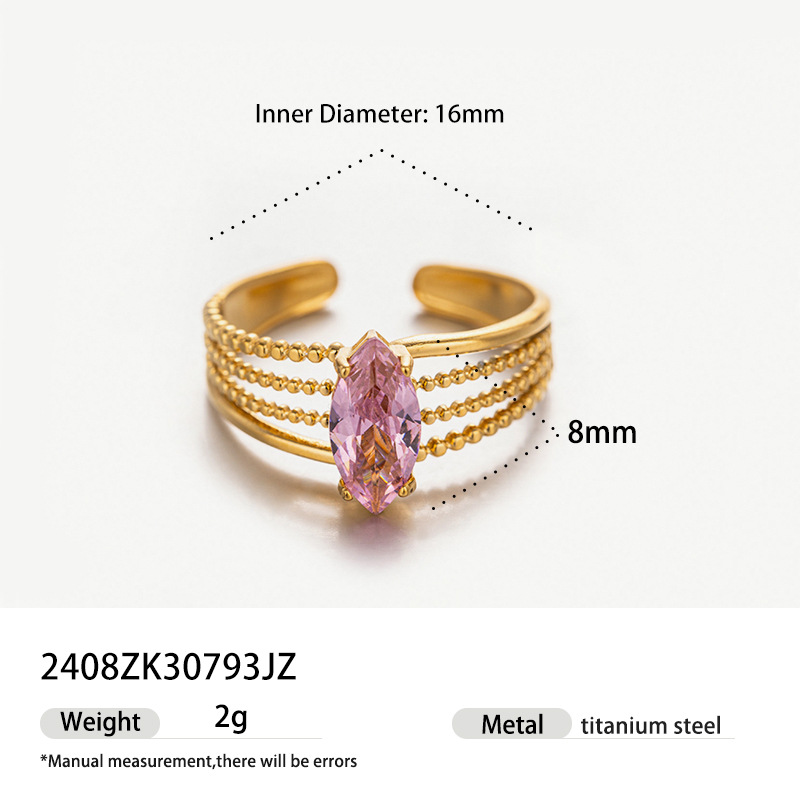 Collar de acero inoxidable de lujo ligero de alto nivel de zircon colorado conjunto de joyería de venta caliente transfronteriza para mujeres
