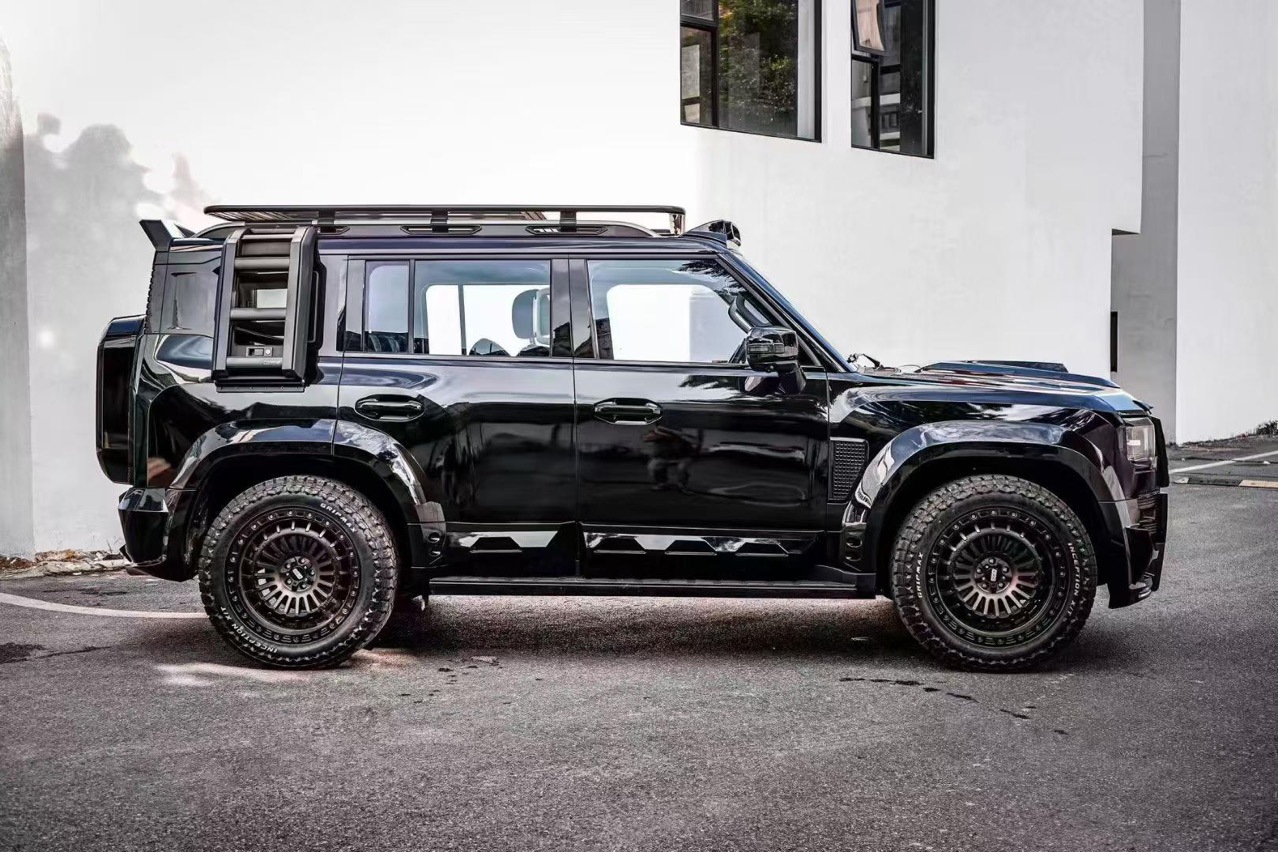 Suitable for Jetour Traveler/Shanhai T2 Upgrade Knight 007 Surround Light-Emitting Grille Wide-Body Wheel Arches Hood Side Skirts