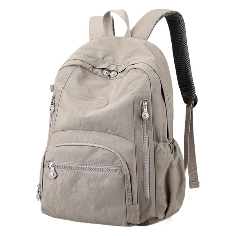 Bobu outdoor waterproof backpack men's computer bag backpack women's multi-pocket college student schoolbag can cover trolley