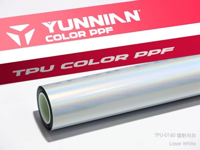 from cross-border factory, Auto Color Change Film - tpu-laser-flash-white-suitable-for-both-wet-and-dry-application-15215m