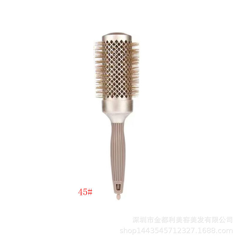 陶磁器のアルミニウム管のローラーはナイロンの針のカールを櫛にします。|undefined