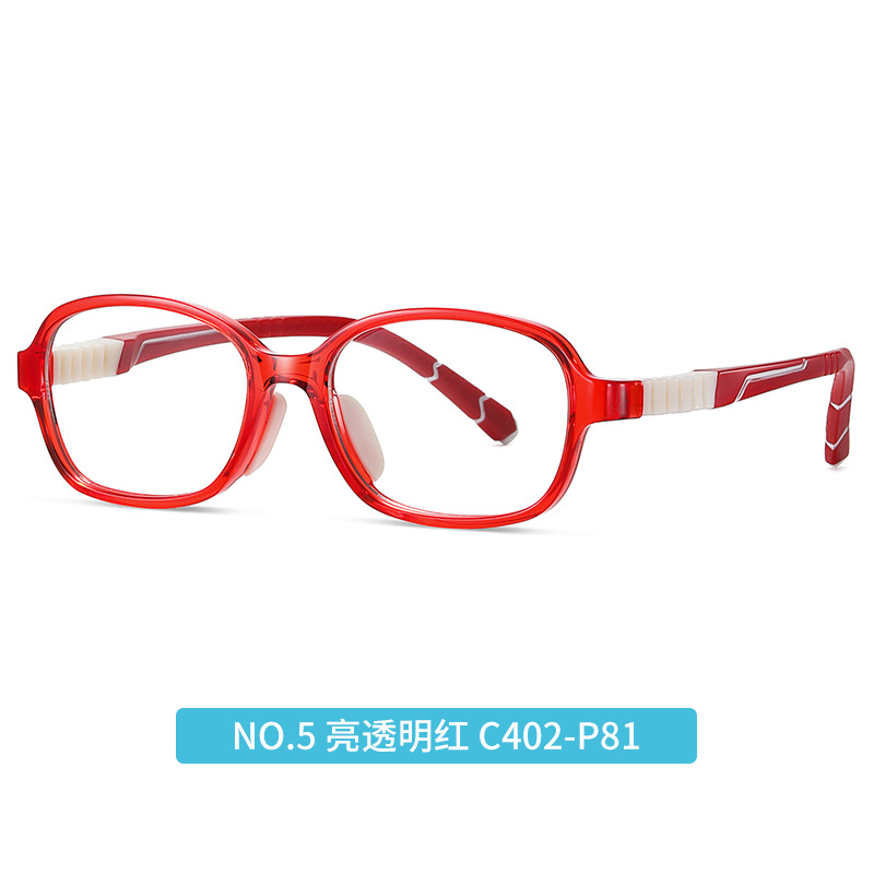 Gafas de luz anti-azul de los nuevos niños almohadilla de Nariz de silicona TR-ZC818 gafas lisas cómodas gafas anti-ultravioleta