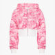 Y2k Hip Hop Short Cardigan Hoodie Sweatshirt Street INS American Spice Girls Loose Long Sweatpants suit Cross Border