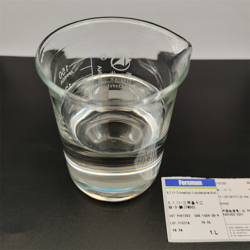 福斯曼 3,5- 二甲基-1- 己炔-3- 醇  桶装高含量液体工业级