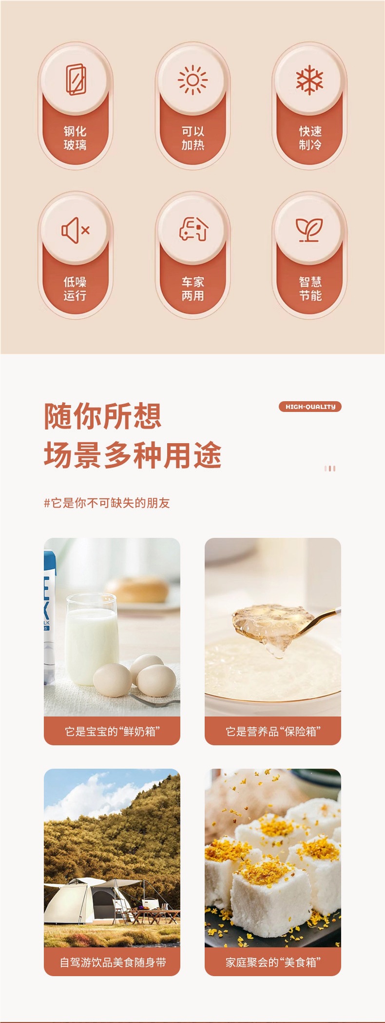 Sast Mini Refrigerator Mini Freezer for Car, Home, Dormitory, Breast Milk, Office, Student, Small Freezer