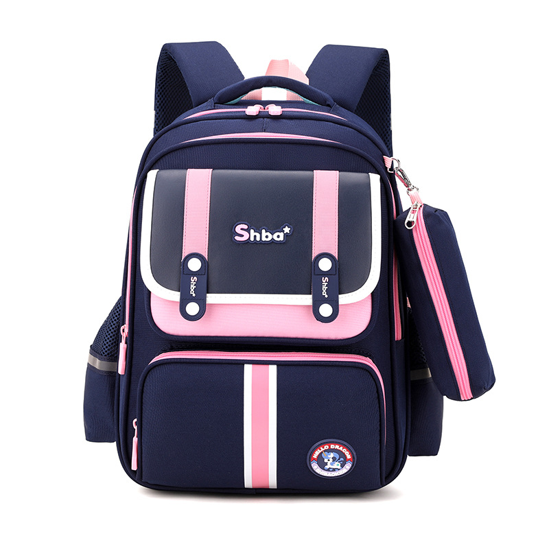 Mochila escolar para estudiantes de escuela primaria para niños 1-3-6 grado ligero reducción de Carga Protección de la columna vertebral bolsas escolares