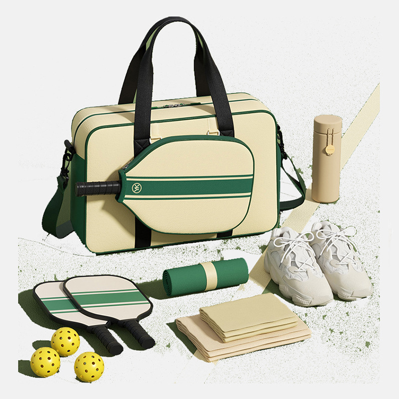 Bolsa de pelota de pinch2025 nueva moda seco y húmedo separación bolsa de mano universal de alto valor facial bolsa de bádminton deportiva al aire libre image 4