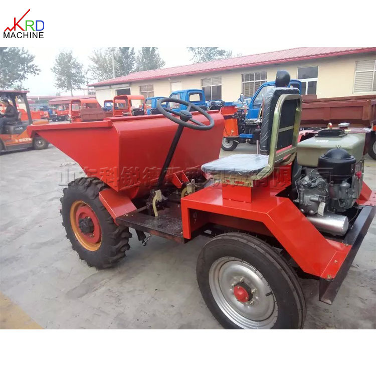 建筑工地砂石土方运输车 直喷式柴油四轮翻斗车 散装物料搬运车