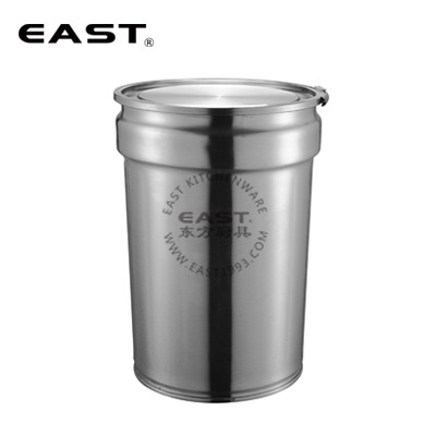 不锈钢鼓形转运桶【EAST东方厨具】金属桶