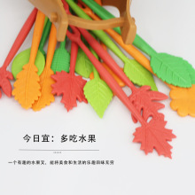 可爱迷你创意家用卡通水果叉套装便当签儿童动物点心装饰签水果签
