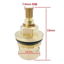 3/4单牙恒温花洒淋浴龙头阀芯58332 58331恒温龙头6分铜阀芯