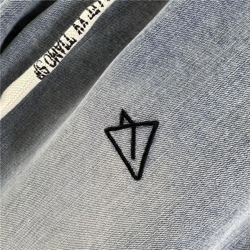 Men's Jeans Embroidery Trendy Pockets Personalized Elastic Waist Versatile Harlan Casual Pants_voghion.com