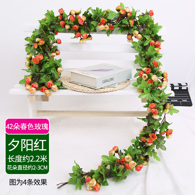 봄 스타일 42 일몰 붉은 꽃 1