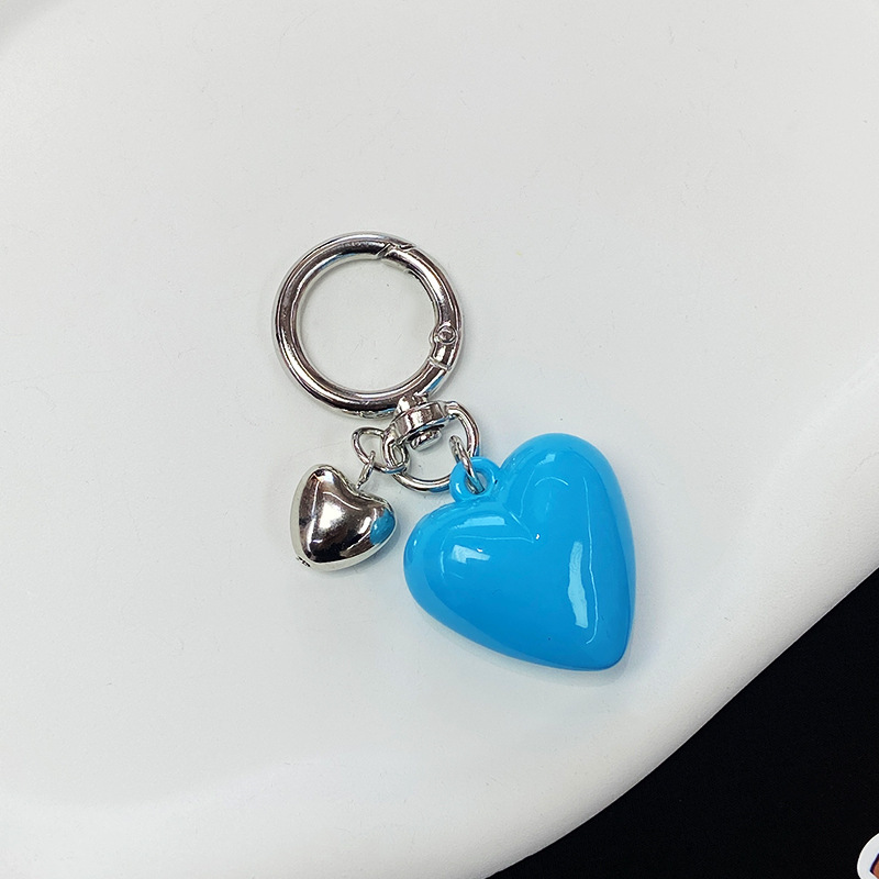 23g Weight Bag Pendant, Keychain Classification 1 Piece Quantity Holiday, Banquet, Daily Occasion Acrylic Material Valentine'S Day Festival Heart Shape Pattern Unisex Gender Korean Style Style Korean Style Heart Shape Arylic Valentine'S Day Unisex Bag Pendant Keychain 6