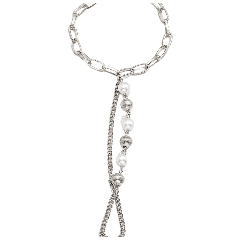 gioielli alla moda, eleganti e versatili per le donne, semplice e classico braccialetto con catena di perle_voghion.com
