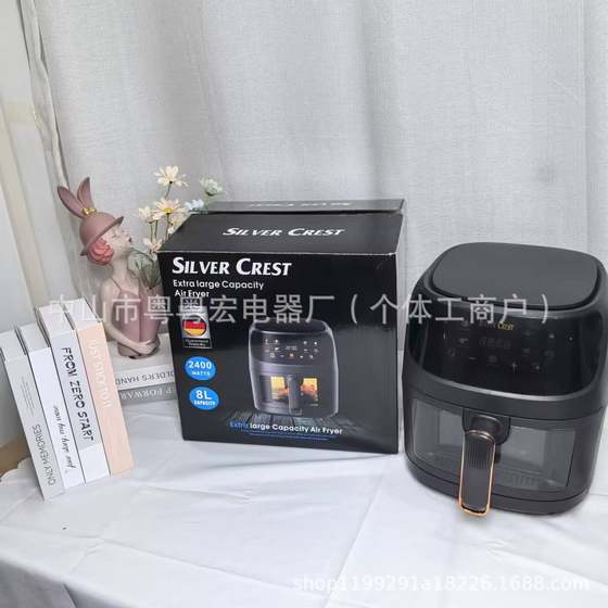 8L Air fryer multi-function visual touch screen oven large capacity air fryer electric fryer potato chips machine