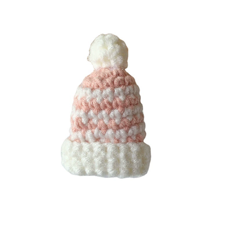 Small Christmas woolen hat, plush doll, decorations, DIY decoration