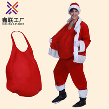 新款男女聖誕老人道具假肚子 2021聖誕節舞台表演配飾裝扮肚子裝
