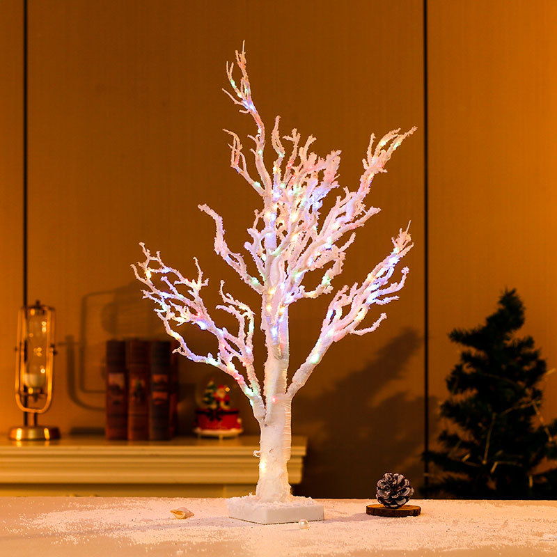 Nuevo 65cmPVC luminoso árbol de navidad decoración decoración de navidad ventana escritorio árbol de navidad adorno