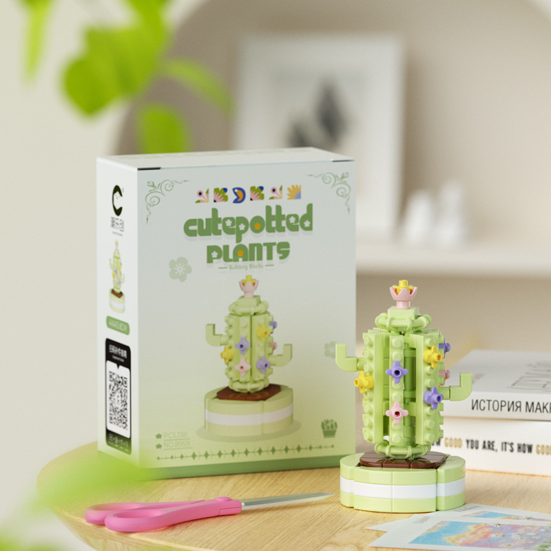 Compatible con Lego en maceta, bloque de construcción inmortal, ramo, girasol, clavel, decoración de mesa, juguetes para niñas ensamblados para niños