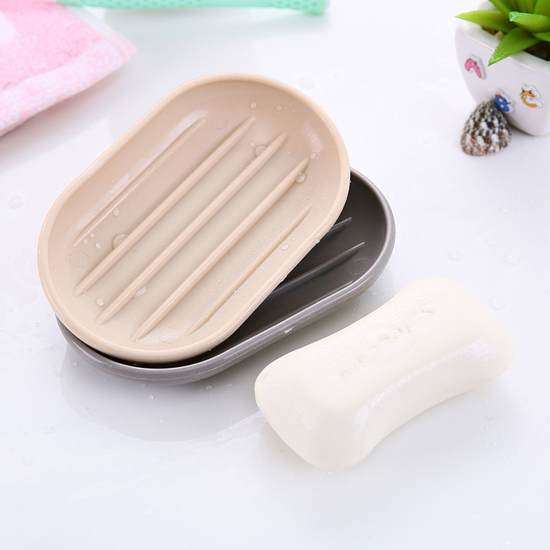 Hogar simple caja de jabón baño baño simple caja de jabón ovalada simple dormitorio de estudiantes mesa de lavado caja de jabón