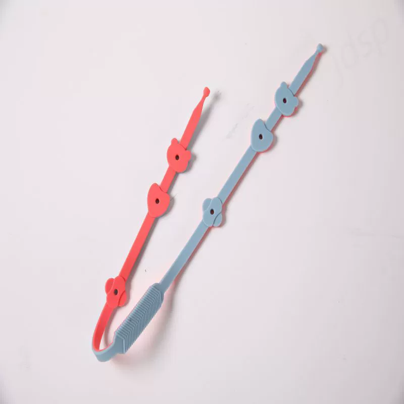 Teether, children's lanyard holder, toy for correct bite for baby comfort, pacifier, silicone Reins leash