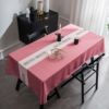 Yiyi Qiyun blue daisy seal Xiao Qingxin idyllic tablecloths wholesale home covered towels, flowing Soviet lace