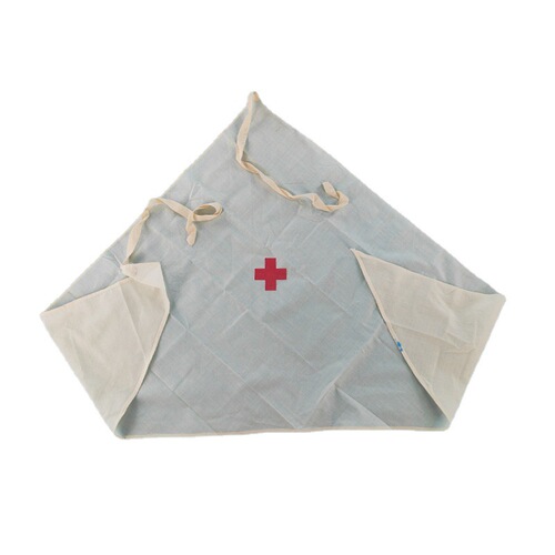 Cotton Triangular Bandage Red Cross Triangular Gauze Training Medical Staff Exam First Aid Kit Compatible Student School Nurse