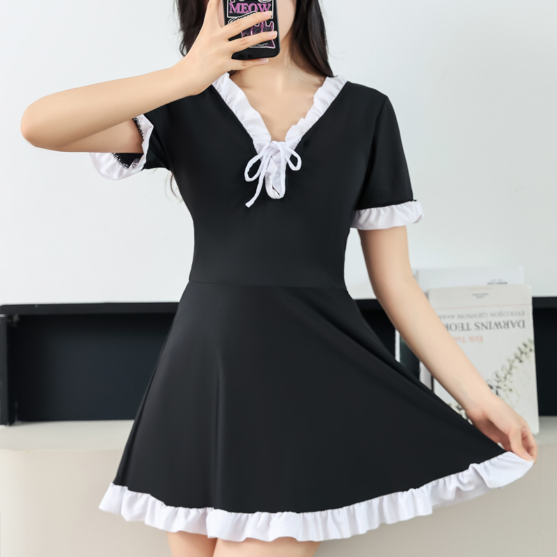 One-piece swimsuit for women, covering the abdomen, slimming, sexy, shaping, conservative, fashionable, Korean hot spring women's swimsuit set