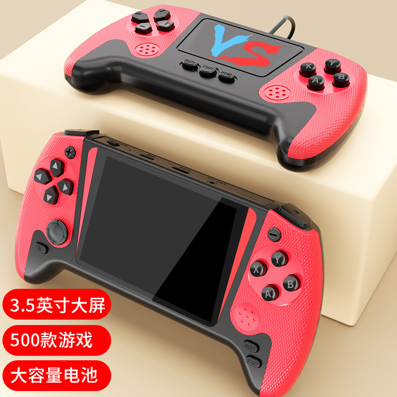 2025跨境新款掌上游戏机FC经典复古怀旧大屏掌机便携迷你双人掌机|undefined