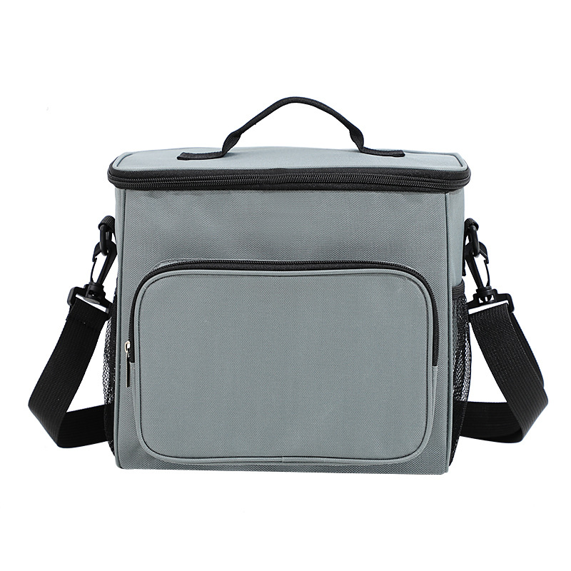 Bolso bento de estilo caliente transfronterizo, trabajador de oficina con bolsa de arroz, bolsa aislante portátil, bolsa de caja de almuerzo de gran capacidad, bolsa de picnic cruzada