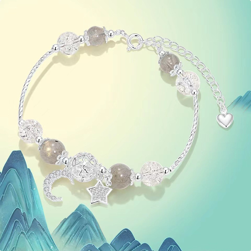 organic crystal bracelet