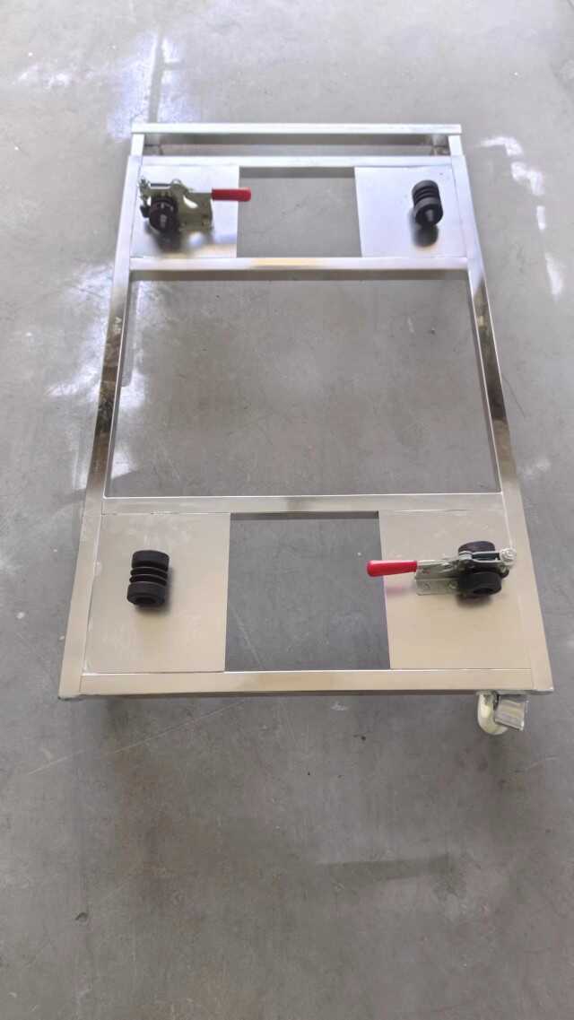 适用于大疆农业植保无人机T40T50T60车架滑板，铁镀锌推车不锈钢