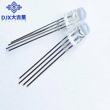 5MMȫ��LED ��� RGB �t�G�{��ɫ ���_ ����ȫ�� ͸�� �ɿ��߲ʟ�