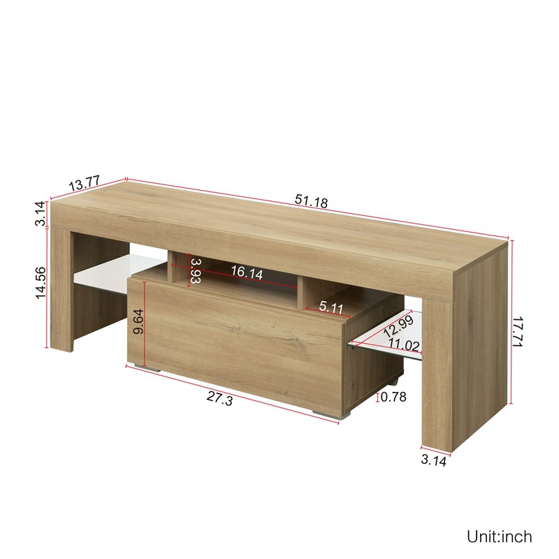Pequeño apartamento sala de estar dormitorio simple TV gabinete casa piso bajo armario multi-color TV gabinete