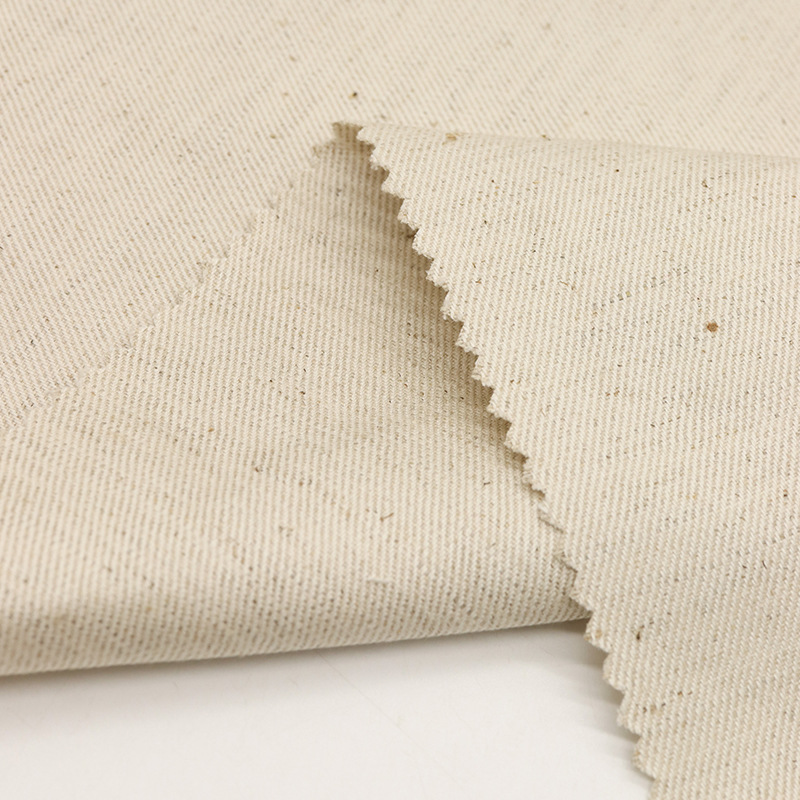 Fabricantes directos 225g lino y algodón teñido ropa primavera-verano ropa de algodón simple tela de ropa de lino
