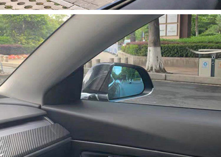 Suitable for Tesla Model 3 Reflector Lens, Reversing Lens, Rearview Lens, Anti-Glare, Heated, Wide-Angle