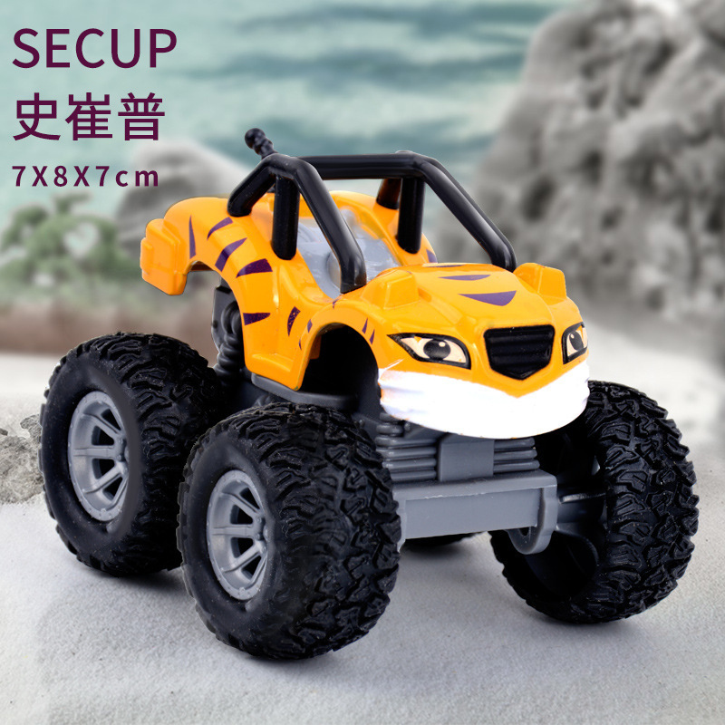 モンスタースピードオフロードロボット戦闘車両レスキュータイフーンチームと子供用ベビーバストラックおもちゃ男の子|undefined