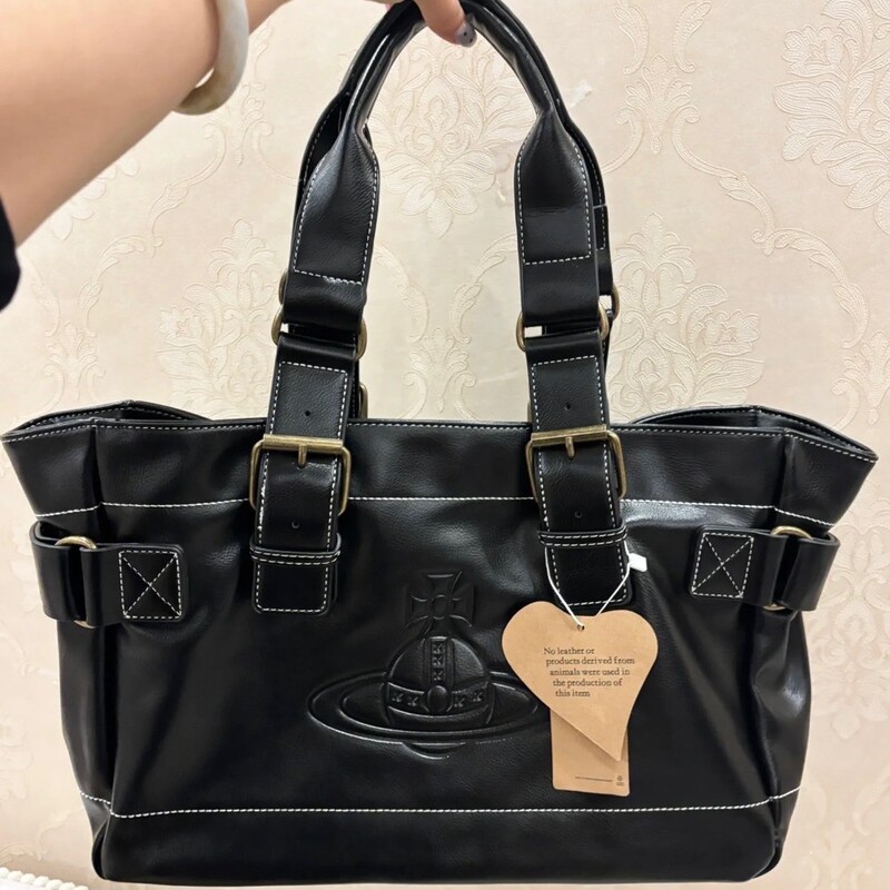 West Too Saturn Embossed Hobo Bag Large Capacity Pebbled Genuine Leather Crossbody Tote Bag West Too Saturn Embossed Hobo Bag Large Capacity Pebbled Genuine Leather Crossbody Tote Bag